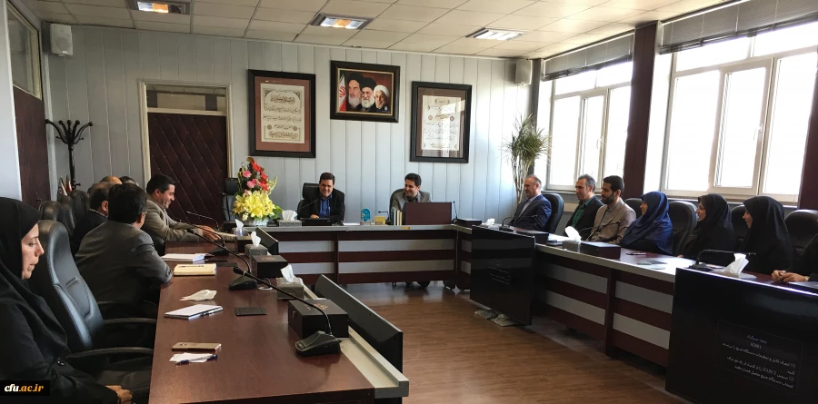 دیدار  حضوری کارکنان معاونت آموزشی با ریاست محترم دانشگاه فرهنگیان -29 اردیبهشت 97