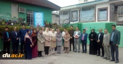 بازدید دکتر علی محمدی مدیر امور مدارس وابسته و کارورزی دانشگاه فرهنگیان از مدارس همکار طرح کارورزی