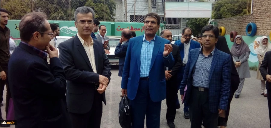 بازدید دکتر علی محمدی مدیر امور مدارس وابسته و کارورزی دانشگاه فرهنگیان از مدارس همکار طرح کارورزی