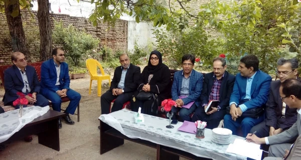 بازدید دکتر علی محمدی مدیر امور مدارس وابسته و کارورزی دانشگاه فرهنگیان از مدارس همکار طرح کارورزی