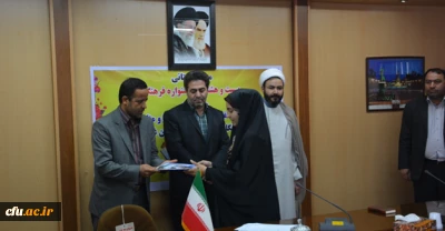 مراسم تکریم و معارفه مسئولین بسیج دانشجویی پردیس های دانشگاه فرهنگیان آذربایجان غربی برگزار شد