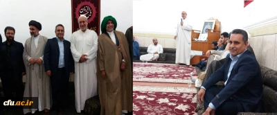 دیدار نماینده دانشگاه فرهنگیان خوزستان با جانباز دفاع مقدس ، سردار حاج یونس شریفی