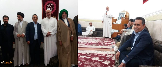 دیدار نماینده دانشگاه فرهنگیان خوزستان با جانباز دفاع مقدس ، سردار حاج یونس شریفی 2