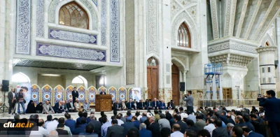 آیین تجدید میثاق دانشگاهیان با آرمان های امام خمینی (ره) و مقام معظم رهبری