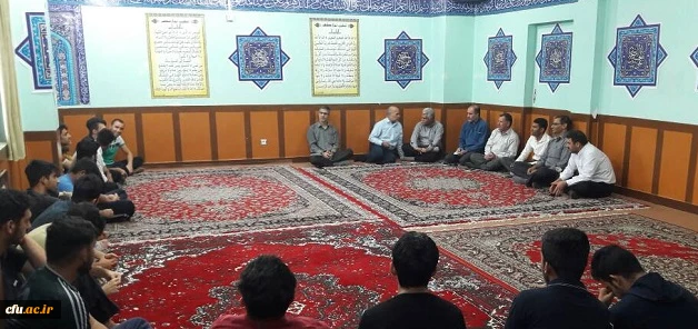 نشست صمیمانه مدیریت دانشگاه فرهنگیان استان خوزستان با مسولان و دانشجومعلمان مرکز آموزش عالی امام رضا(ع) اندیمشک 2