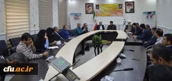 دیدار دکتر یوسفی نماینده مردم استان خوزستان در مجلس با مدیر امور پردیس ها و اعضای هیئت علمی  استان 3
