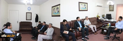 نشست مدیریت امور پردیس های دانشگاه فرهنگیان خوزستان با مدیر کل کتابخانه های عمومی استان