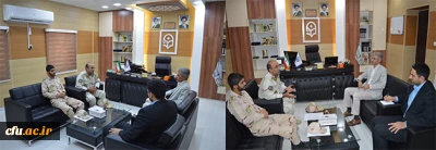همکاری پژوهشی و  کاربردی دانشگاه فرهنگیان خوزستان با دفتر تحقیقات کاربردی مرزبانی