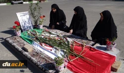 ادای احترام مدیریت دانشگاه فرهنگیان آذربایجان غربی به مقام شامخ شهدا 2