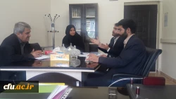 اولین جلسه مشترک مدیریت بهسازی منابع انسانی با نمایندگان گروه معارف اسلامی دانشگاه فرهنگیان در روز سه شنبه مورخ 97/03/22