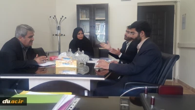 اولین جلسه مشترک مدیریت بهسازی منابع انسانی با نمایندگان گروه معارف اسلامی دانشگاه فرهنگیان در روز سه شنبه مورخ 97/03/22