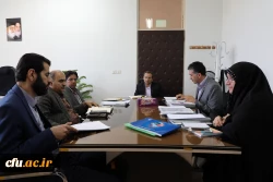 دیدار مدیرکل محترم دفتر برنامه ریزی درسی معاونت آموزشی جناب آقای دکتر نامداری و روسای ادارات آن حوزه با معاون محترم پژوهشی و فناوری جناب آقای دکتر طاهری نیا