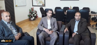 دیدار و گفتگو مدیر امور پردیس های استان آذربایجان غربی با رئیس سازمان مدیریت و برنامه ریزی استان