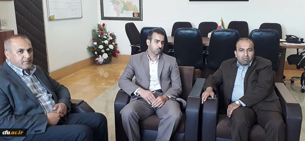 دیدار و گفتگو مدیر امور پردیس های استان آذربایجان غربی با رئیس سازمان مدیریت و برنامه ریزی استان  2