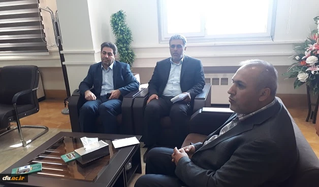 دیدار و گفتگو مدیر امور پردیس های استان آذربایجان غربی با رئیس سازمان مدیریت و برنامه ریزی استان  3