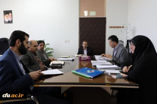 دیدار مدیرکل محترم دفتر برنامه ریزی درسی معاونت آموزشی جناب آقای دکتر نامداری و روسای ادارات آن حوزه با معاون محترم پژوهشی و فناوری جناب آقای دکتر طاهری نیا