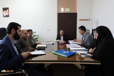 دیدار مدیرکل محترم دفتر برنامه ریزی درسی معاونت آموزشی جناب آقای دکتر نامداری و روسای ادارات آن حوزه با معاون محترم پژوهشی و فناوری جناب آقای دکتر طاهری نیا