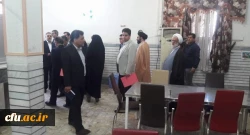 بازدید رییس و هیات رییسه دانشگاه از پردیس حضرت فاطمه الزهرا(س)خورستان