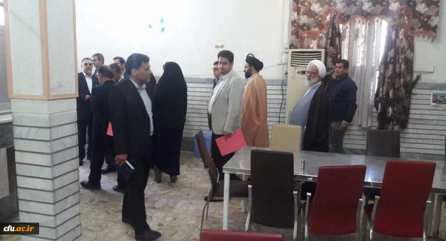 بازدید رییس و هیات رییسه دانشگاه از پردیس حضرت فاطمه الزهرا(س)خورستان