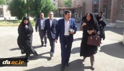 بازدید رییس و هیات رییسه دانشگاه از پردیس حضرت فاطمه الزهرا(س)خورستان