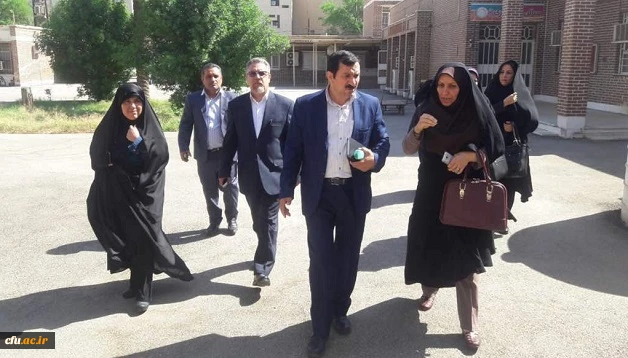 بازدید رییس و هیات رییسه دانشگاه از پردیس حضرت فاطمه الزهرا(س)خورستان