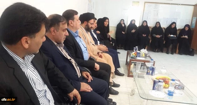 بازدید رییس و هیات رییسه دانشگاه از پردیس حضرت فاطمه الزهرا(س)خورستان