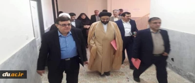 بازدید رییس و هیات رییسه دانشگاه از پردیس حضرت فاطمه الزهرا(س)خورستان