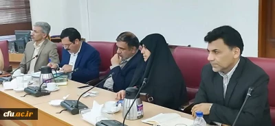 گزارش تصویری جلسه هیات امنای دانشگاه فرهنگیان با حضور رییس دانشگاه، هیات رییسه و استاندار خوزستان