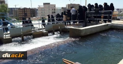 دانشجومعلمان دانشگاه فرهنگیان ارومیه از تصفیه خانه آب آشامیدنی شهرستان ارومیه بازدید کردند  2