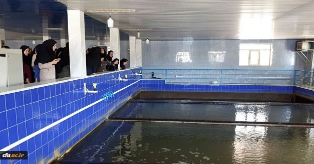 دانشجومعلمان دانشگاه فرهنگیان ارومیه از تصفیه خانه آب آشامیدنی شهرستان ارومیه بازدید کردند  3