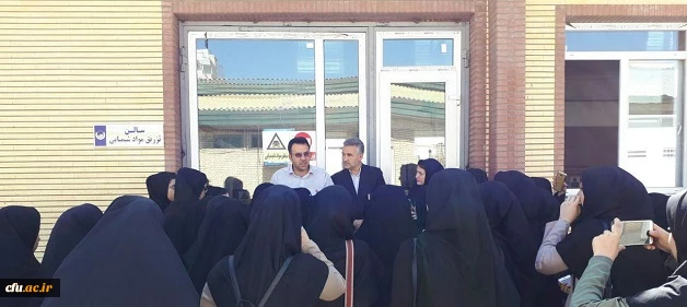 دانشجومعلمان دانشگاه فرهنگیان ارومیه از تصفیه خانه آب آشامیدنی شهرستان ارومیه بازدید کردند  4