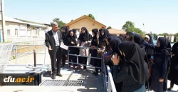 دانشجومعلمان دانشگاه فرهنگیان ارومیه از تصفیه خانه آب آشامیدنی شهرستان ارومیه بازدید کردند  5