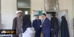 دکتر خنیفر ریاست دانشگاه از پردیس زینبیه‎  پیشوا بازدید کرد 2