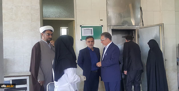 دکتر خنیفر ریاست دانشگاه از پردیس زینبیه‎  پیشوا بازدید کرد 2