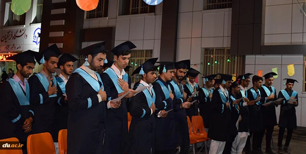 آئین دانش آموختگی سومین دوره دانشجومعلمان ورودی 93 واحد دانشور نیشابور  برگزار شد 3