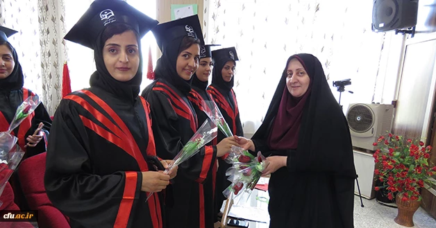 آئین  دانش آموختگی دانشجویان ورودی 93 پردیس بنت الهدی صدر کردستان برگزار شد 2