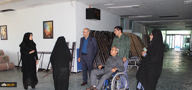 رئیس شورای شهر تبریز از پردیس فاطمه الزهرا(س) بازدید کرد 3