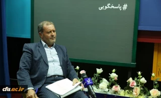 حضور دکتر صفرزاده معاونت فرهنگی و اجتماعی دانشگاه فرهنگیان در استودیو للفبا