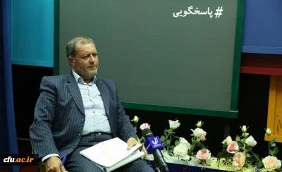 حضور دکتر صفرزاده معاونت فرهنگی و اجتماعی دانشگاه فرهنگیان در استودیو للفبا