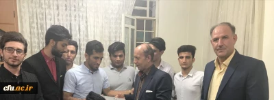 دیدار دانشجویان دانشگاه فرهنگیان پردیس علامه طباطبایی لرستان با بازیکن تیم ملی در جام جهانی