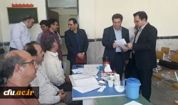 حضور معاون پژوهش،برنامه ریزی و نیروی انسانی آموزش وپرورش استان در مرکز مصاحبه پردیس شهیدرجایی ارومیه 2