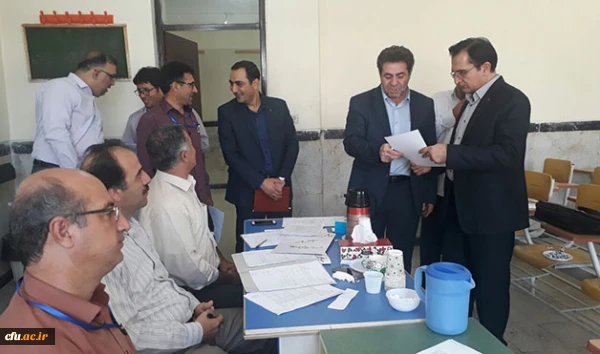 حضور معاون پژوهش،برنامه ریزی و نیروی انسانی آموزش وپرورش استان در مرکز مصاحبه پردیس شهیدرجایی ارومیه 2