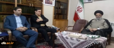 دیدار  اعضای هیئت رئیسه دانشگاه با نماینده ولی فقیه و امام جمعه اصفهان