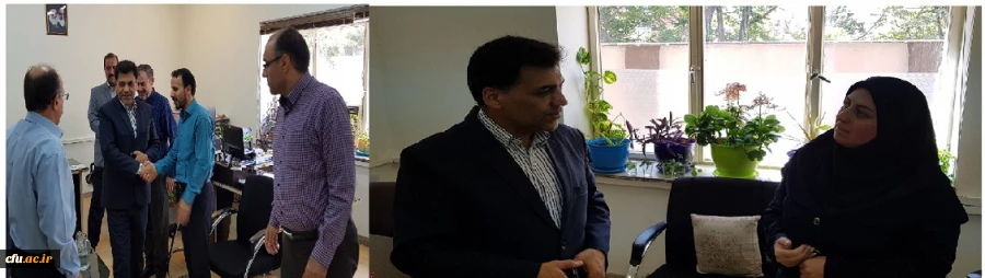 دکتر علی محمدی از بخش های مختلف معاونت فرهنگی واجتماعی دانشگاه فرهنگیان بازدید کرد