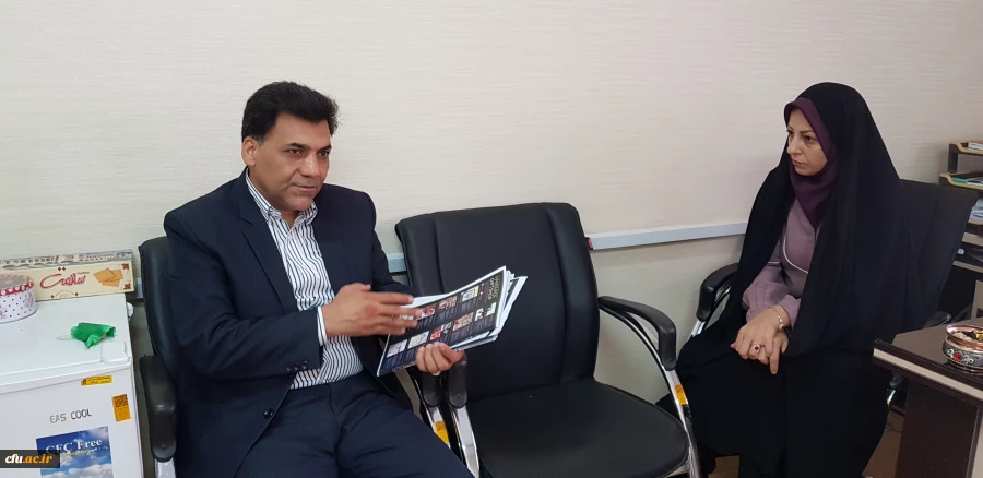 دکترمحمدی از بخش های مختلف معاونت فرهنگی واجتماعی دانشگاه فرهنگیان بازدید کرد