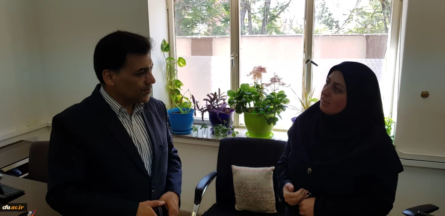 دکتر محمدی از بخش های مختلف معاونت فرهنگی واجتماعی دانشگاه فرهنگیان بازدید کرد