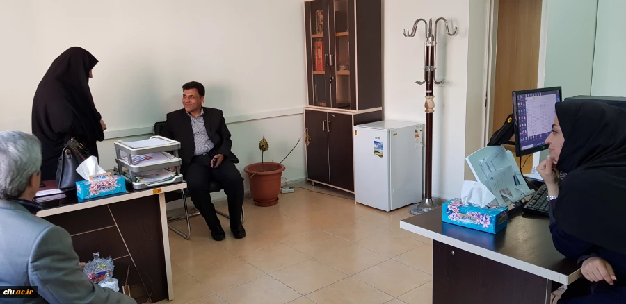 دکتر محمدی از بخش های مختلف اداره فرهنگی بازدید کرد