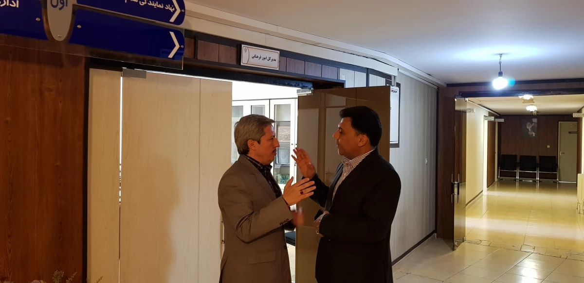 دکتر محمدی از بخش های مختلف اداره فرهنگی بازدید کرد