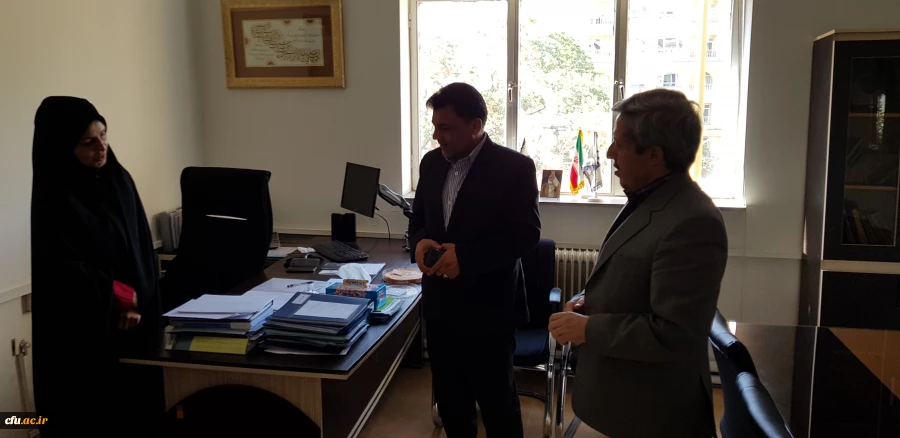 بازدید دکتر محمدی از اداره کل فرهنگی دانشگاه فرهنگیان
