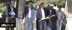 ادای احترام شرکت کنندگان در دوره «چگونگی تألیف کتاب های درسی دانشگاهی» به مقام والای شهدای گمنام دانشگاه فرهنگیان خراسان رضوی 3